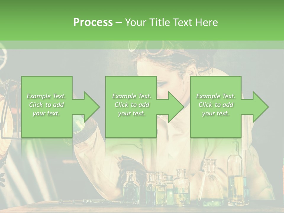 Blouse Pose Vaccin PowerPoint Template