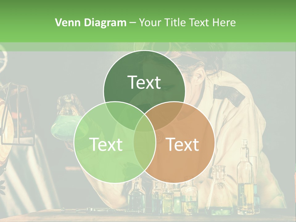 Blouse Pose Vaccin PowerPoint Template