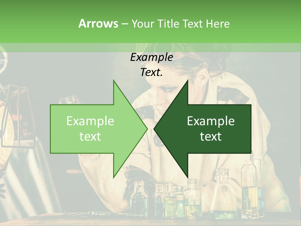 Blouse Pose Vaccin PowerPoint Template