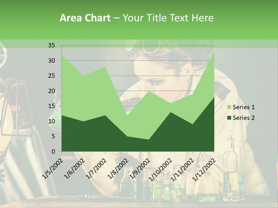Blouse Pose Vaccin PowerPoint Template