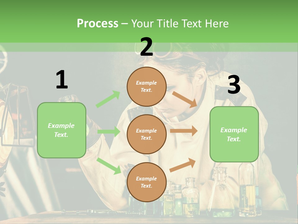 Blouse Pose Vaccin PowerPoint Template