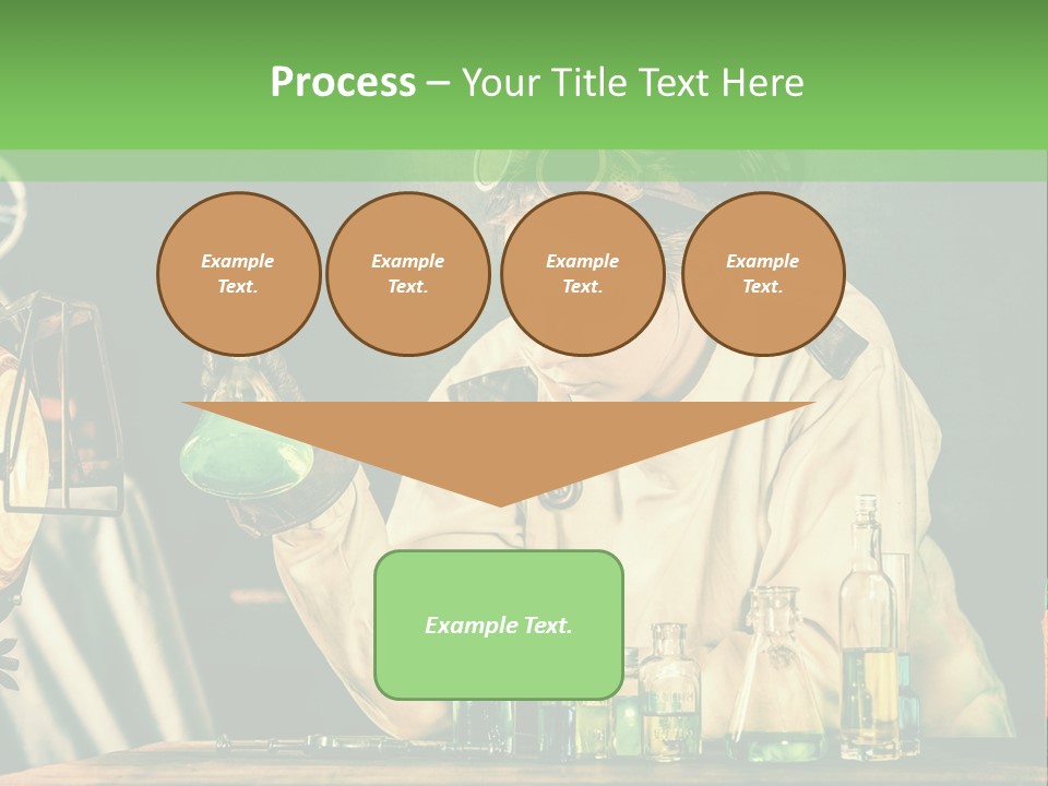 Blouse Pose Vaccin PowerPoint Template