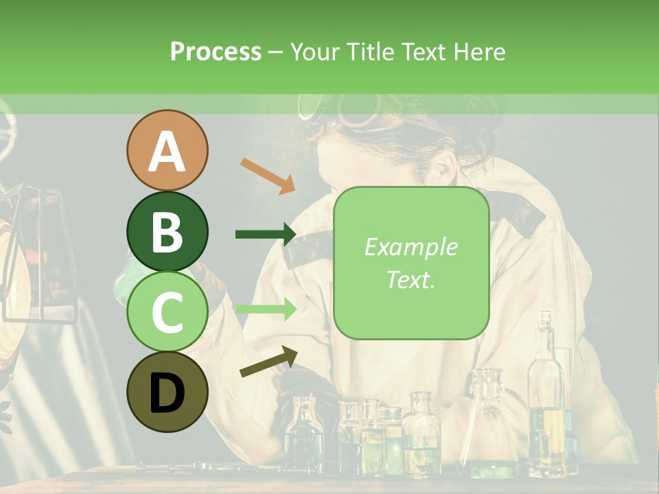 Blouse Pose Vaccin PowerPoint Template