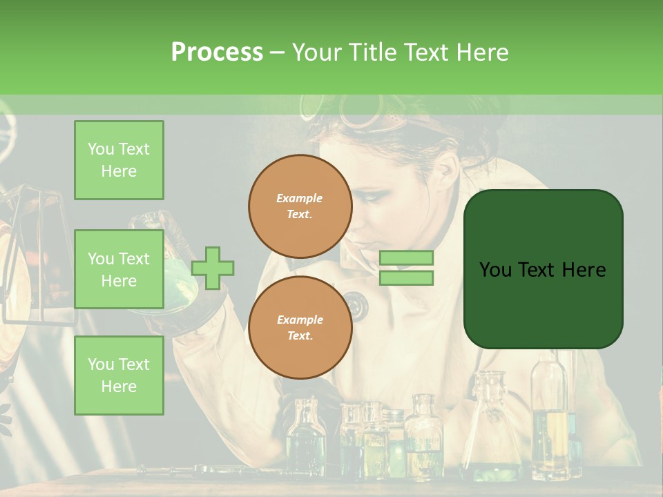 Blouse Pose Vaccin PowerPoint Template