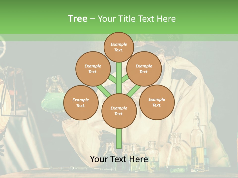 Blouse Pose Vaccin PowerPoint Template