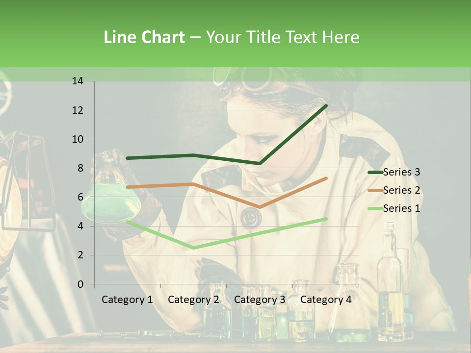 Blouse Pose Vaccin PowerPoint Template