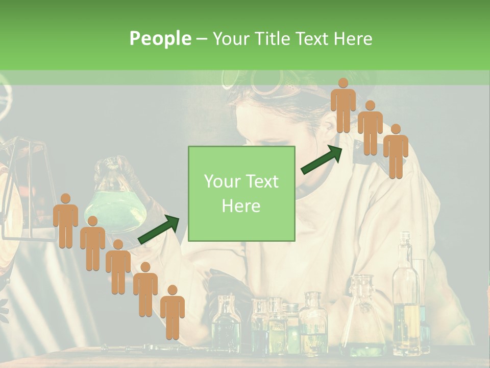 Blouse Pose Vaccin PowerPoint Template