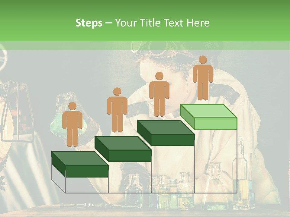 Blouse Pose Vaccin PowerPoint Template