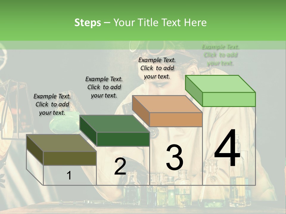 Blouse Pose Vaccin PowerPoint Template