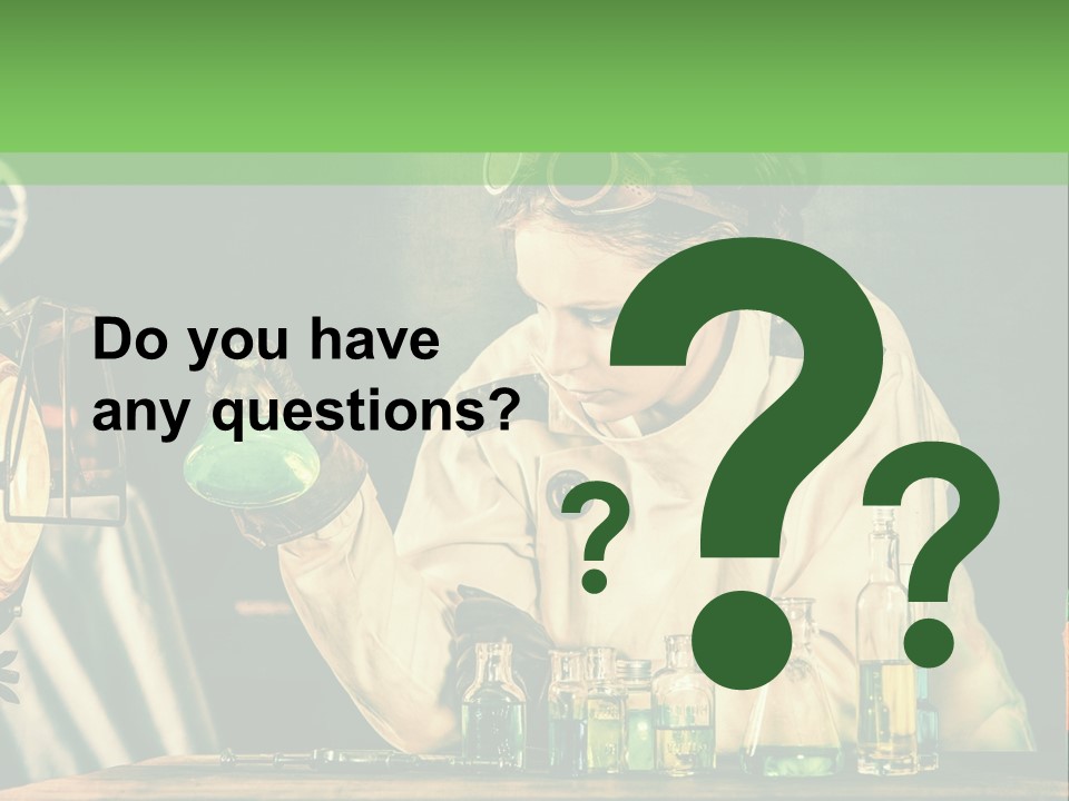 Blouse Pose Vaccin PowerPoint Template