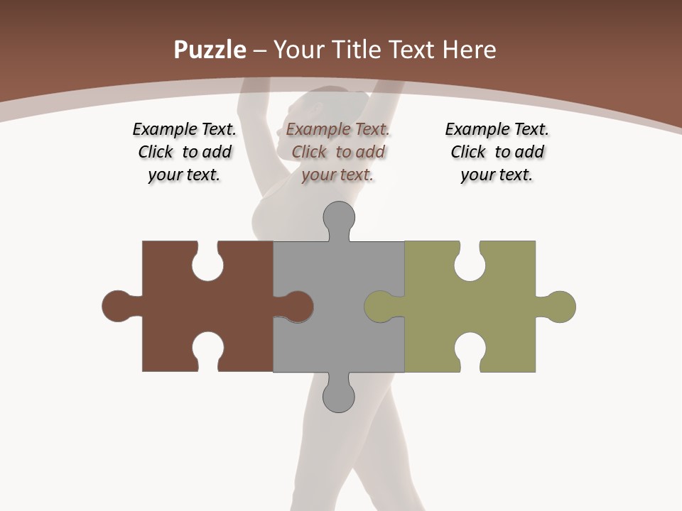 Woman Exercising Pose PowerPoint Template