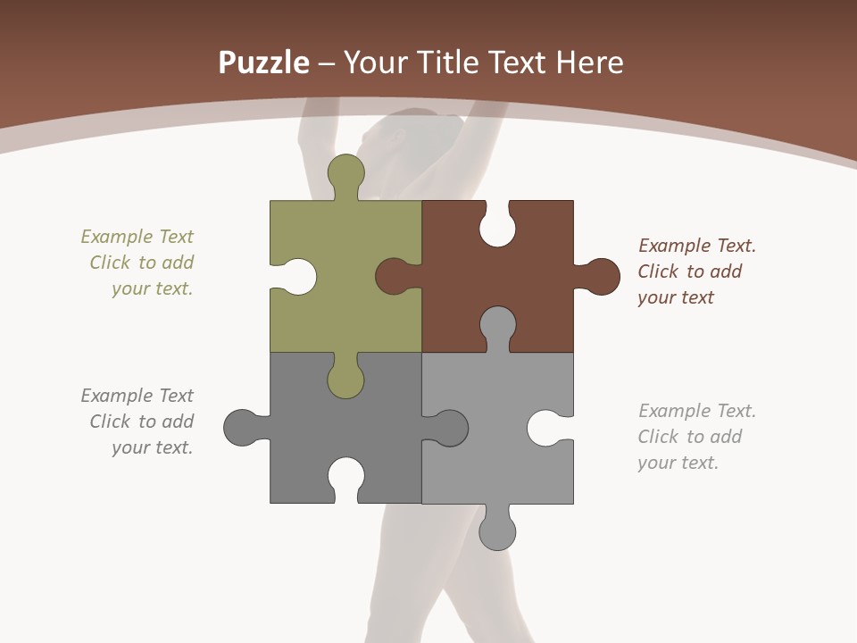 Woman Exercising Pose PowerPoint Template