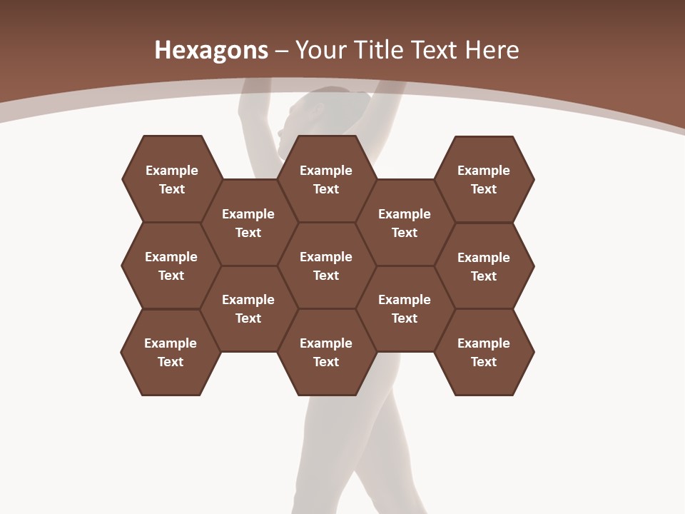 Woman Exercising Pose PowerPoint Template