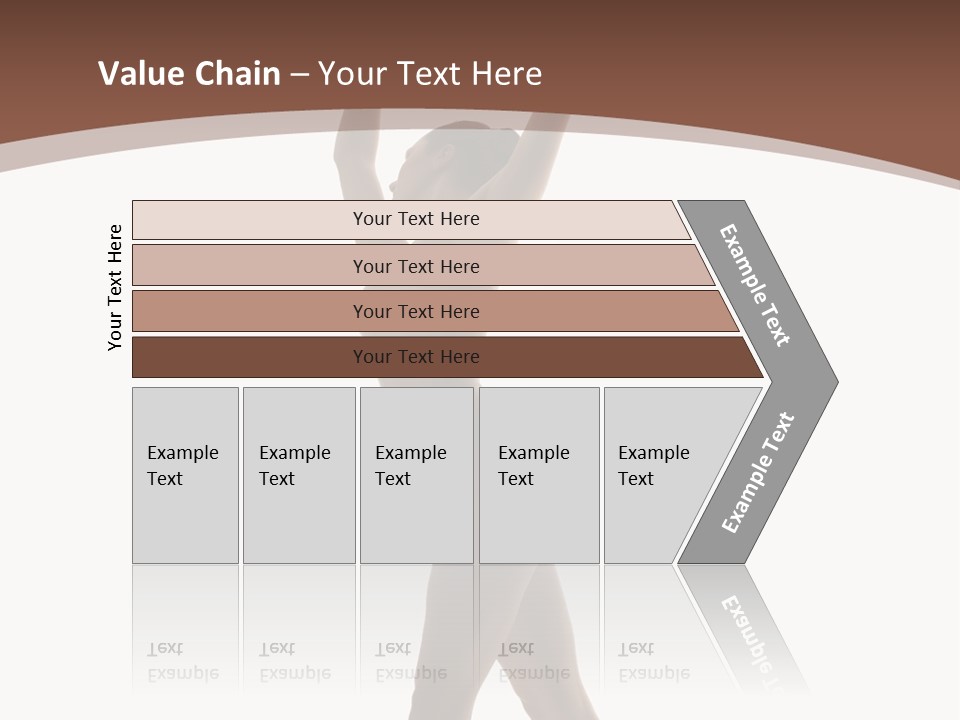 Woman Exercising Pose PowerPoint Template