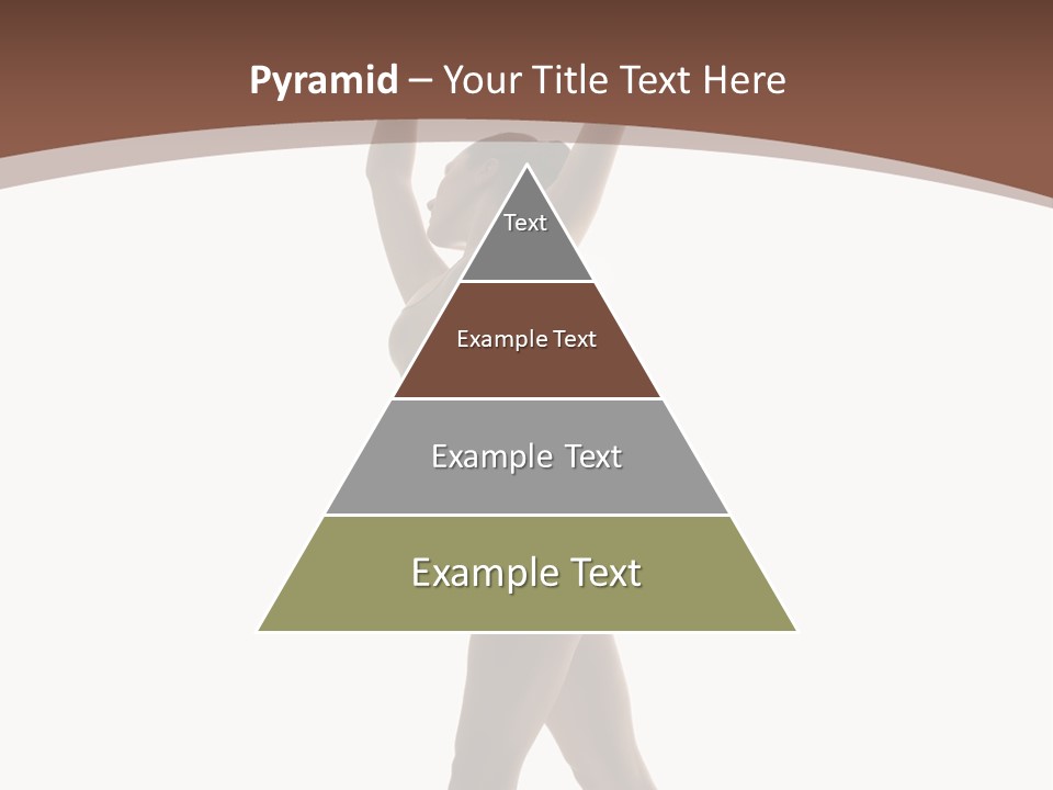 Woman Exercising Pose PowerPoint Template