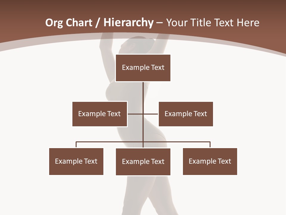Woman Exercising Pose PowerPoint Template
