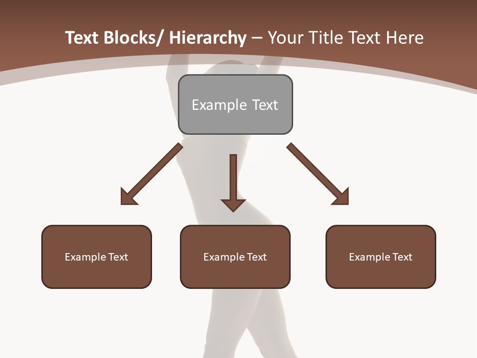 Woman Exercising Pose PowerPoint Template