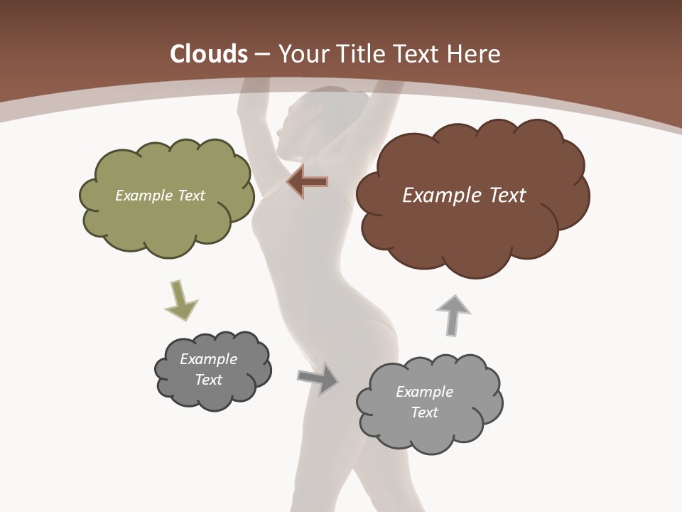 Woman Exercising Pose PowerPoint Template