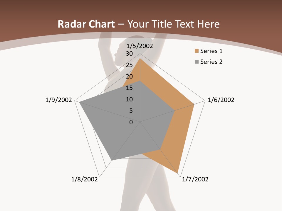 Woman Exercising Pose PowerPoint Template