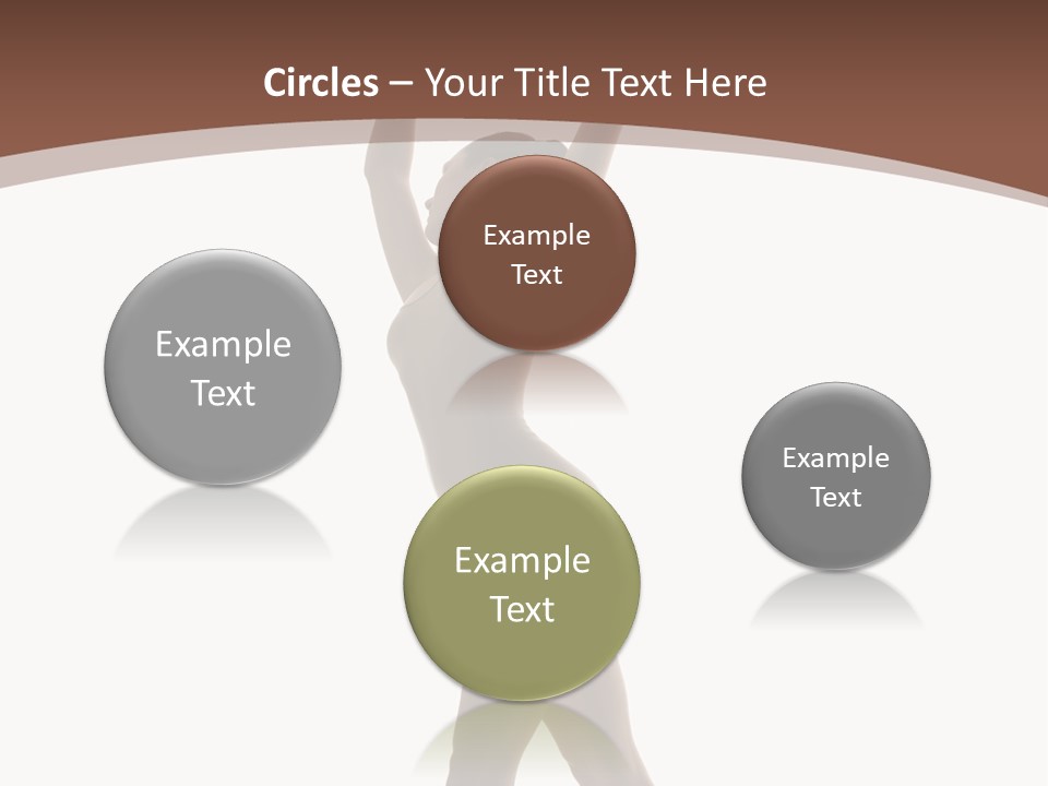 Woman Exercising Pose PowerPoint Template