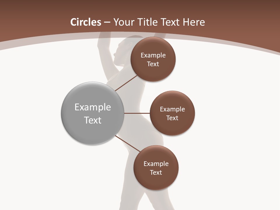 Woman Exercising Pose PowerPoint Template