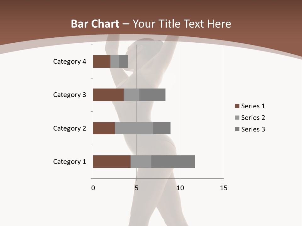 Woman Exercising Pose PowerPoint Template