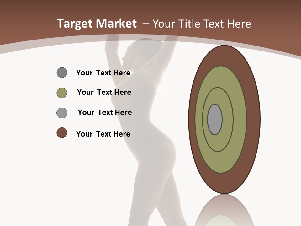 Woman Exercising Pose PowerPoint Template