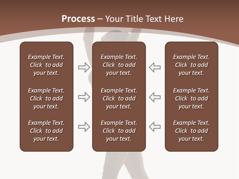 Woman Exercising Pose PowerPoint Template