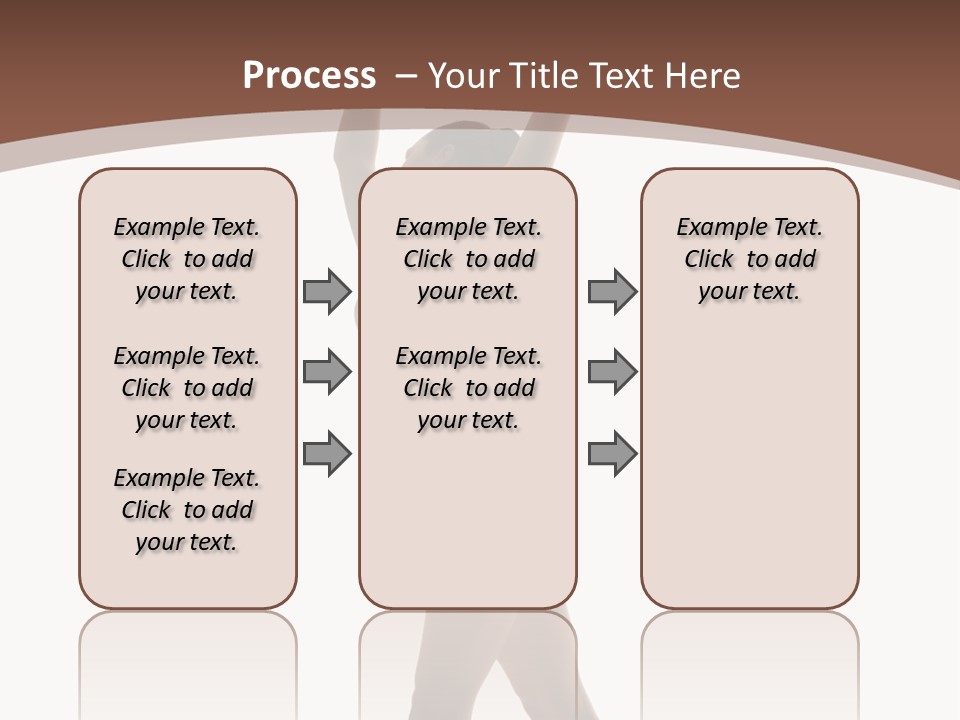 Woman Exercising Pose PowerPoint Template