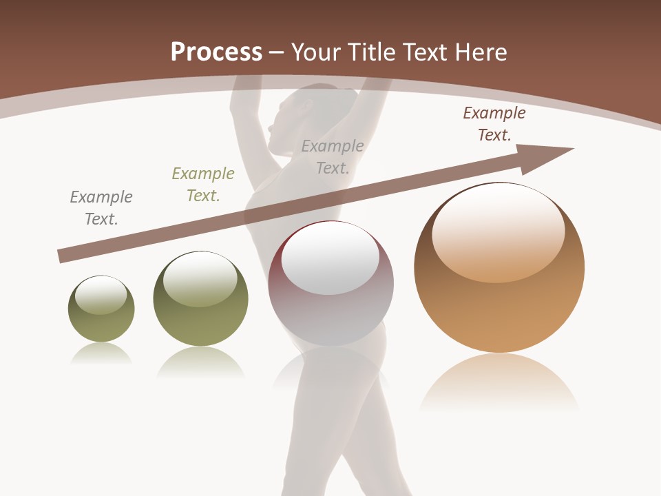 Woman Exercising Pose PowerPoint Template