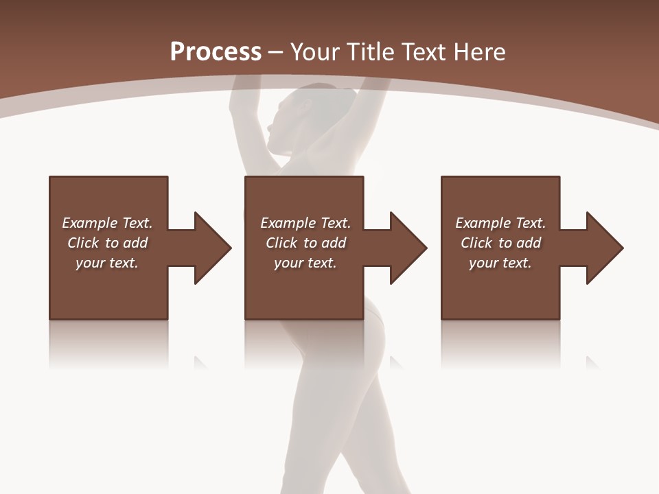 Woman Exercising Pose PowerPoint Template