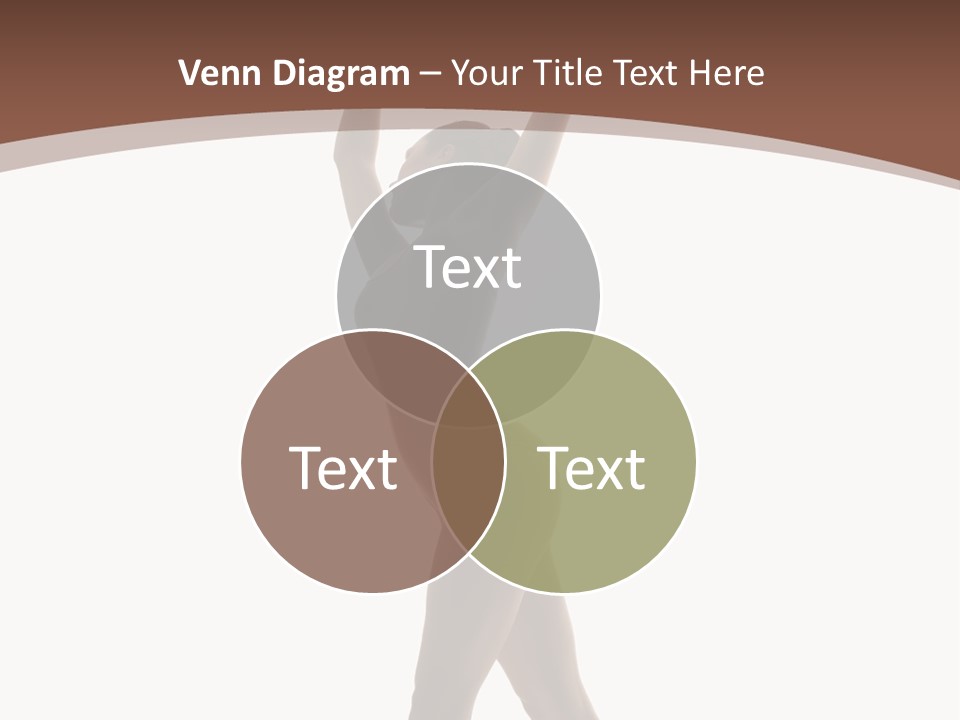 Woman Exercising Pose PowerPoint Template