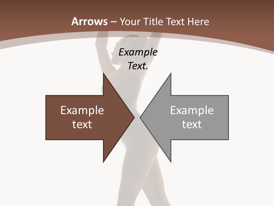 Woman Exercising Pose PowerPoint Template