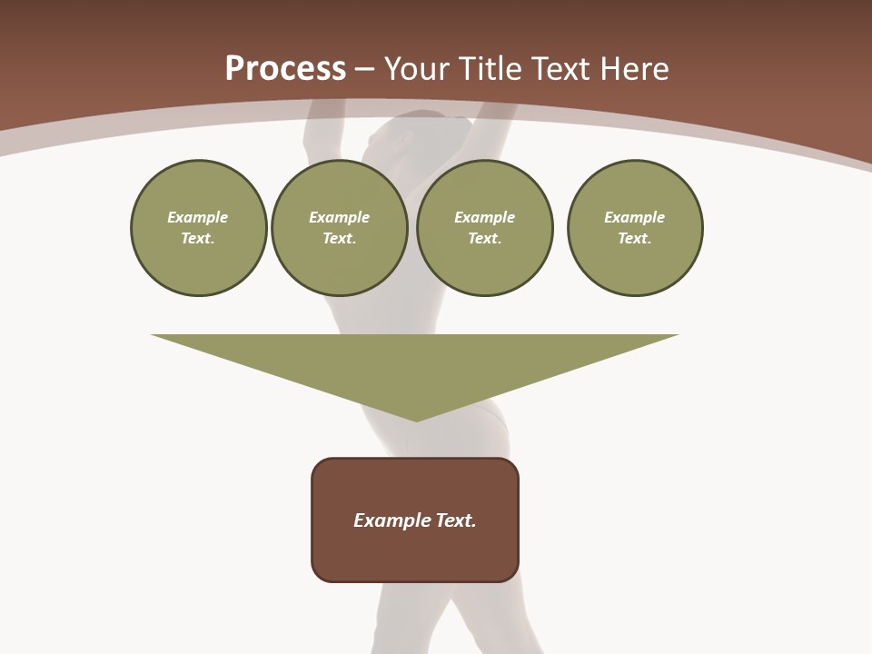 Woman Exercising Pose PowerPoint Template