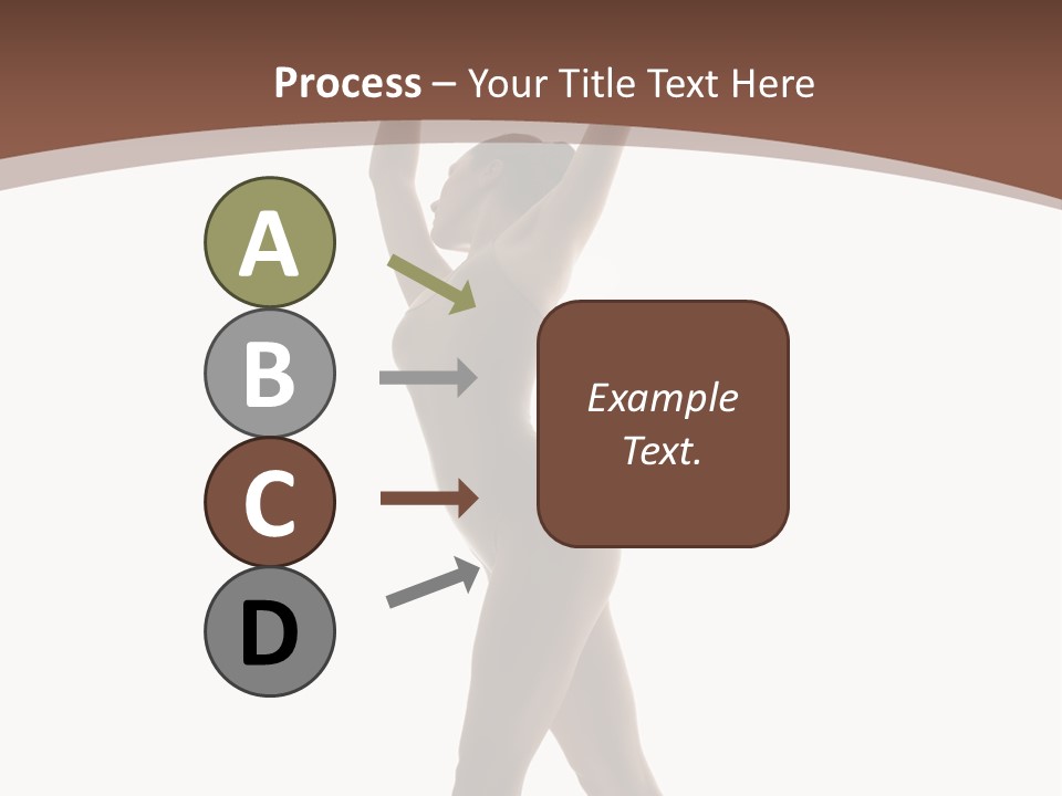 Woman Exercising Pose PowerPoint Template