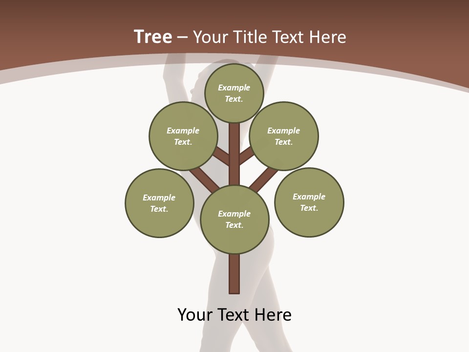 Woman Exercising Pose PowerPoint Template