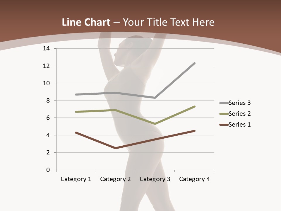 Woman Exercising Pose PowerPoint Template