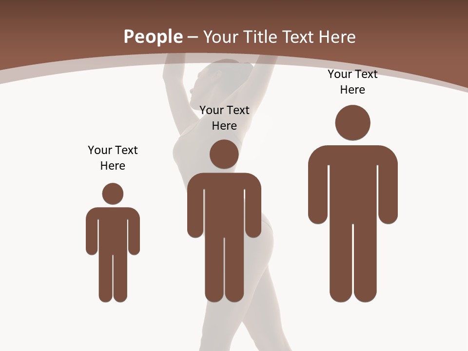 Woman Exercising Pose PowerPoint Template