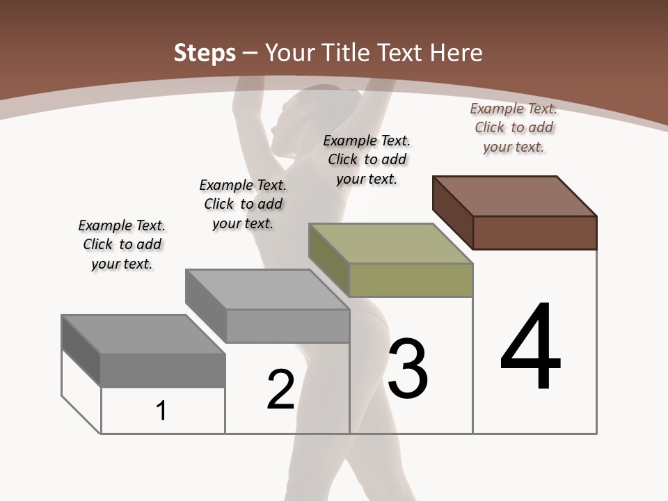 Woman Exercising Pose PowerPoint Template