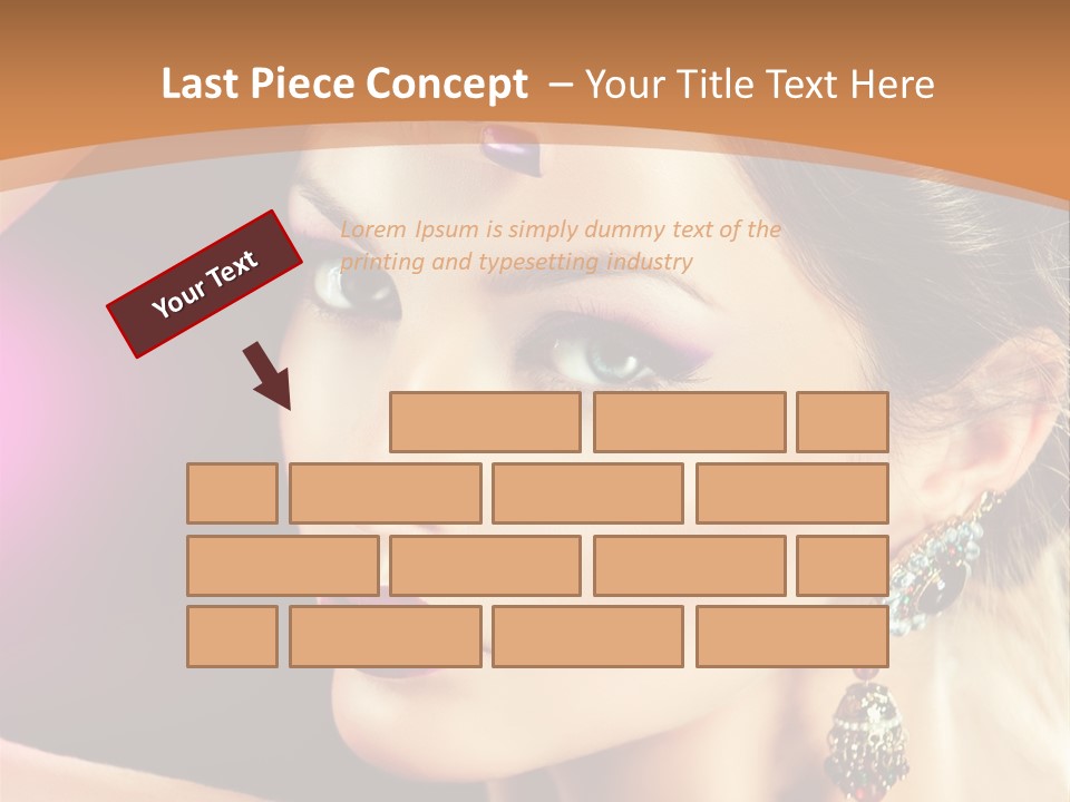 Violet Close Up Purple PowerPoint Template