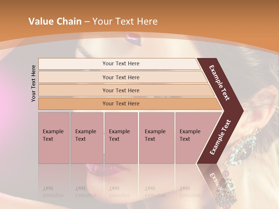 Violet Close Up Purple PowerPoint Template