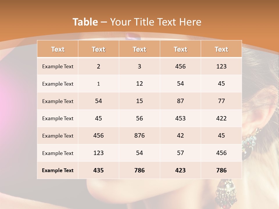 Violet Close Up Purple PowerPoint Template