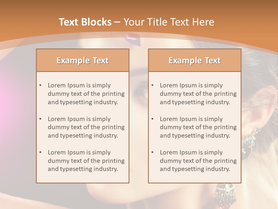 Violet Close Up Purple PowerPoint Template