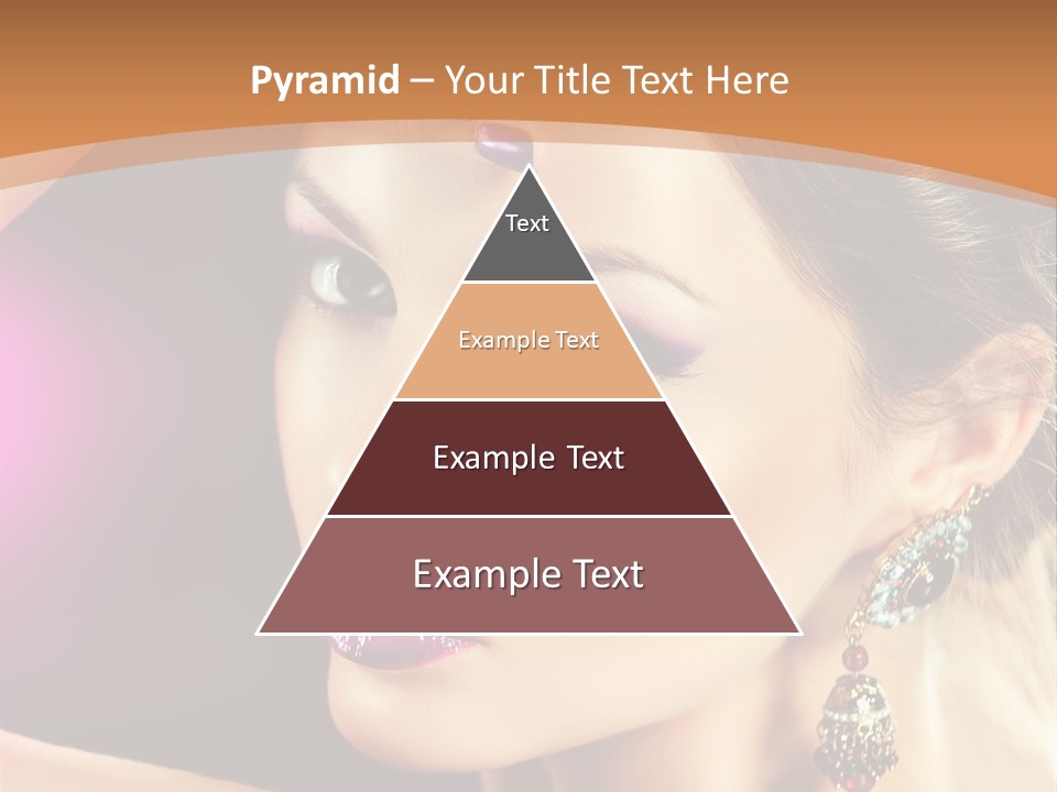 Violet Close Up Purple PowerPoint Template