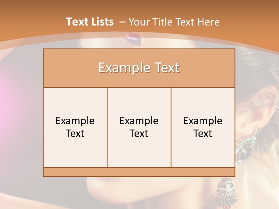 Violet Close Up Purple PowerPoint Template