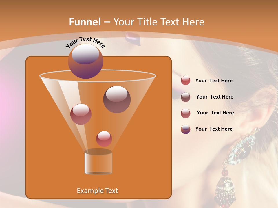 Violet Close Up Purple PowerPoint Template