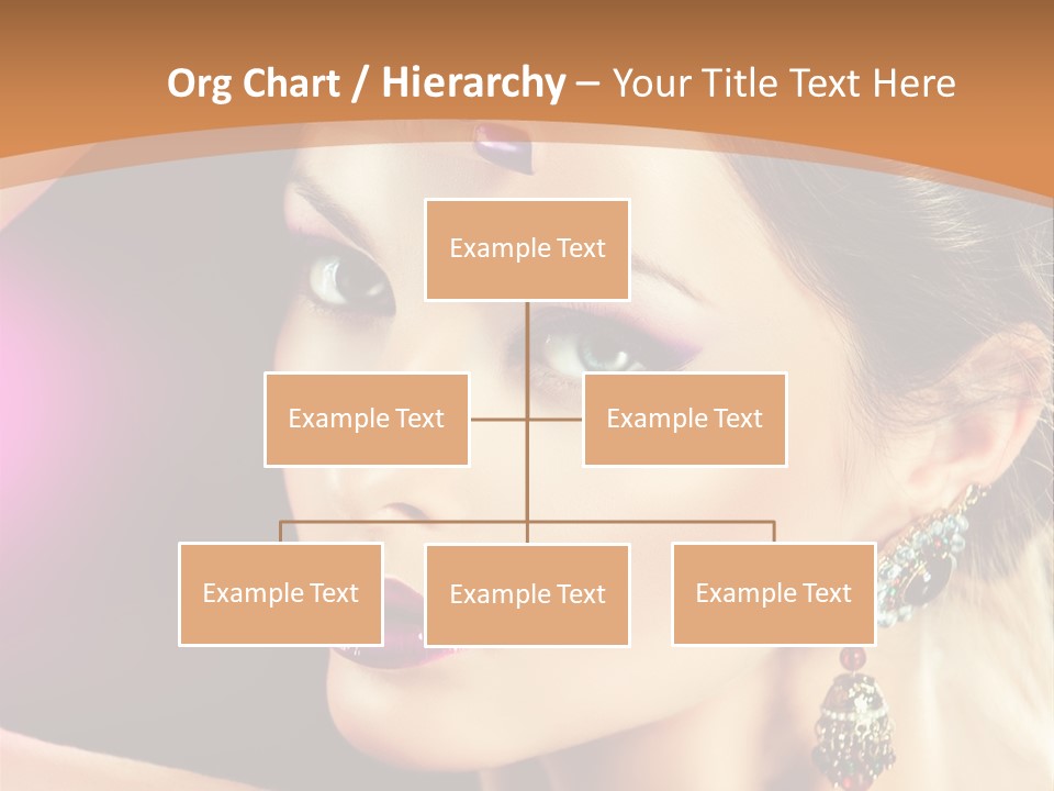 Violet Close Up Purple PowerPoint Template