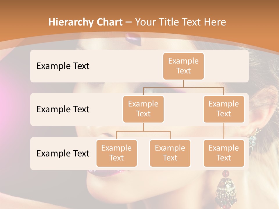 Violet Close Up Purple PowerPoint Template