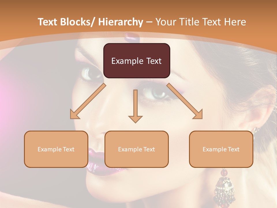 Violet Close Up Purple PowerPoint Template