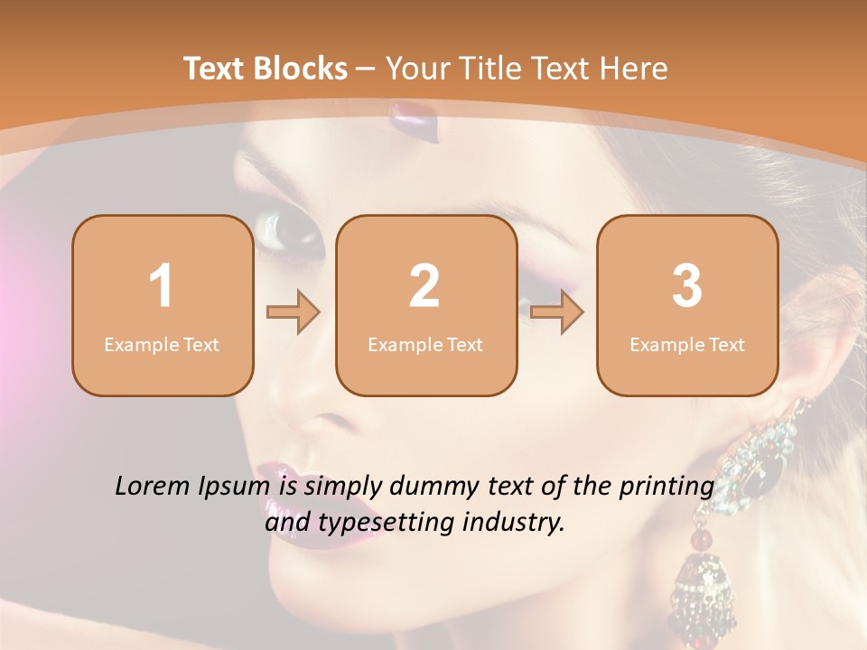 Violet Close Up Purple PowerPoint Template